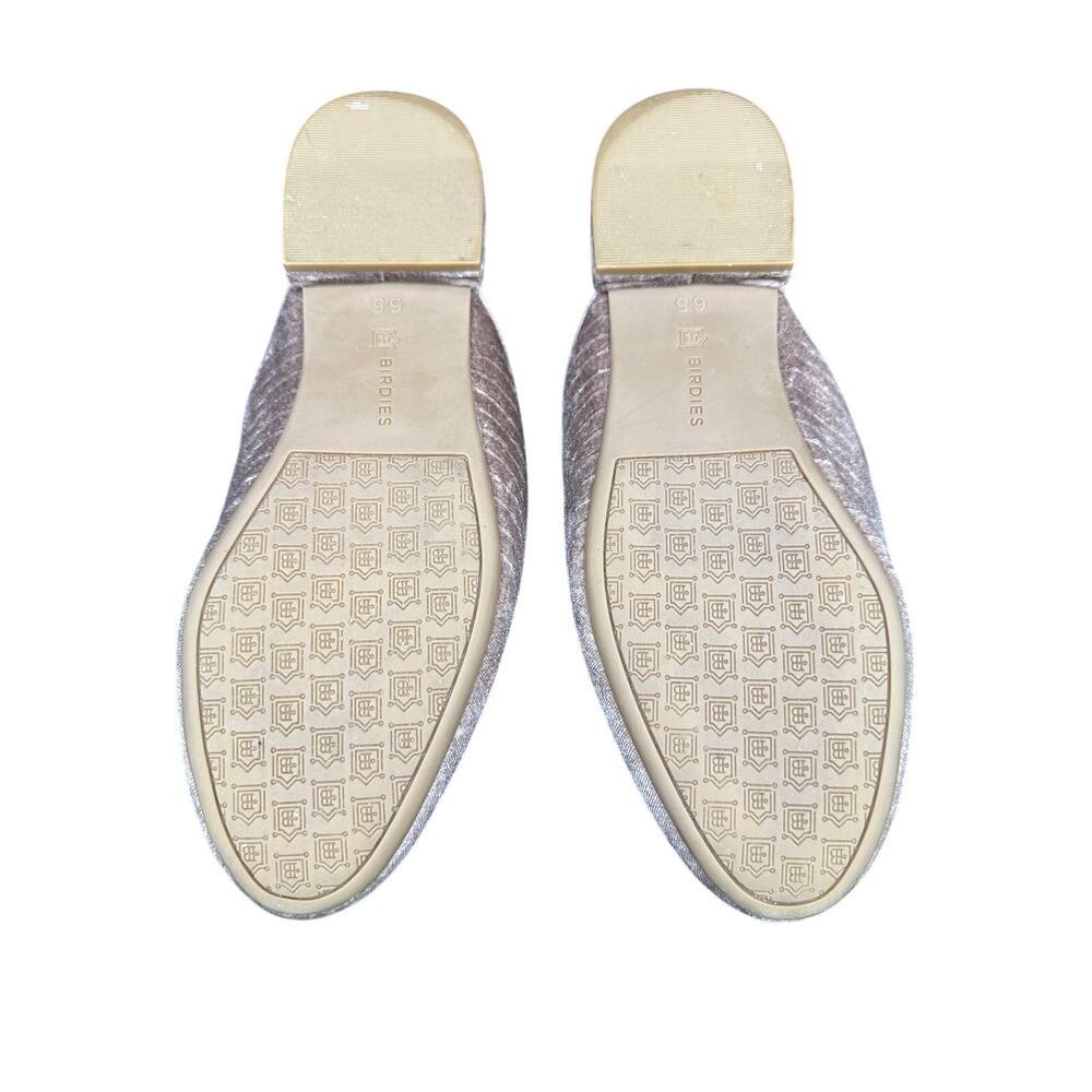 Birdies The Phoebe Pink Python Womens 6.5 Embossed Velvet Mules Spring Pretty 🎀 - Picture 7 of 12